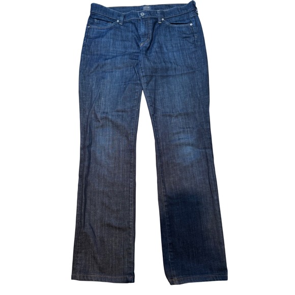 Citizens Of Humanity Denim - Citizens of Humanity Elson Medium Rise Straight Leg Dark Wash Jeans Size 31